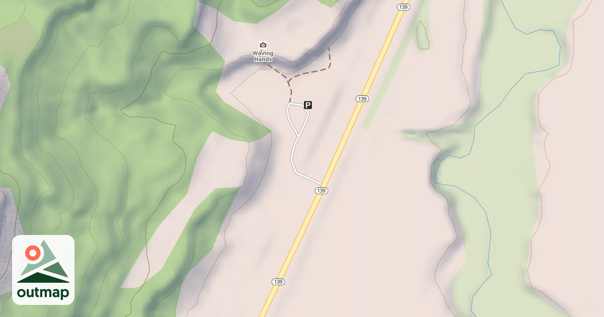 Map of Canyon Pintado Nhd Trail