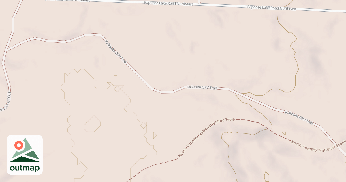 Map of Kalkaska Trail