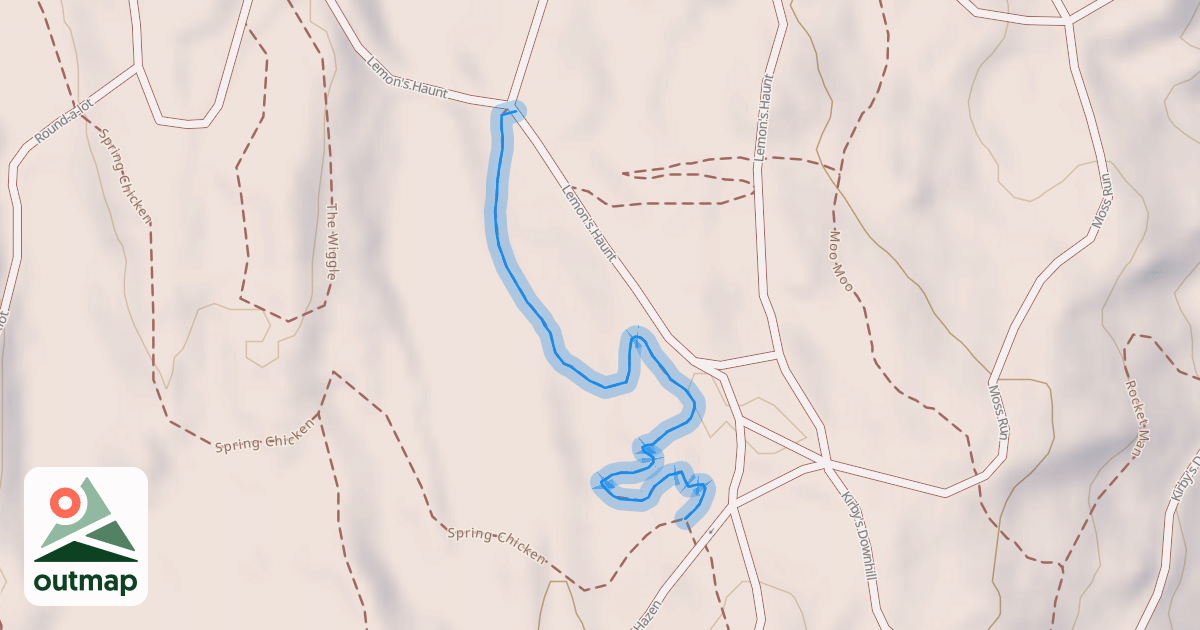 Map of Lost Nation Cutoff