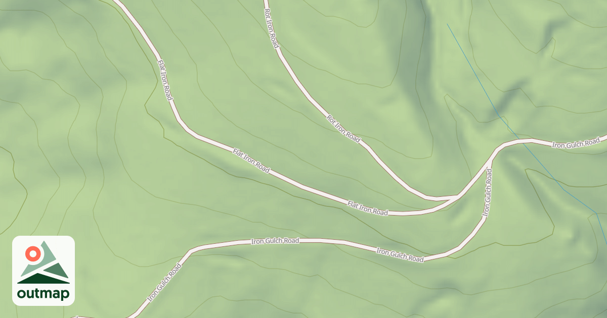 Map of FLAT IRON