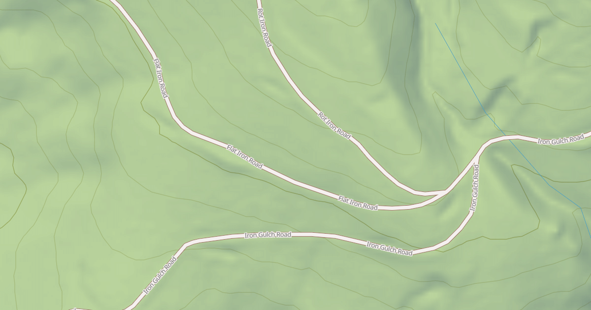 Map preview of FLAT IRON