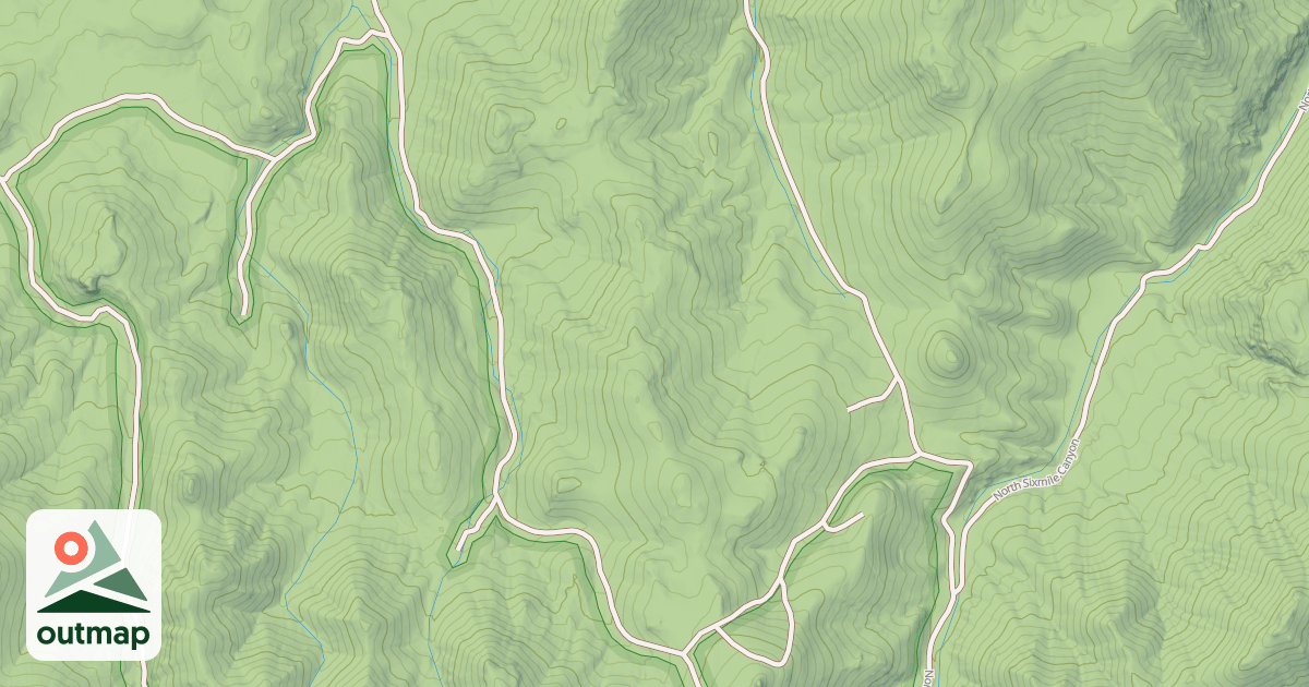 Map of CROOKED L ROAD
