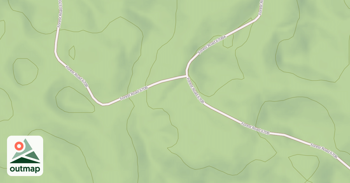 Map of FR 670BA
