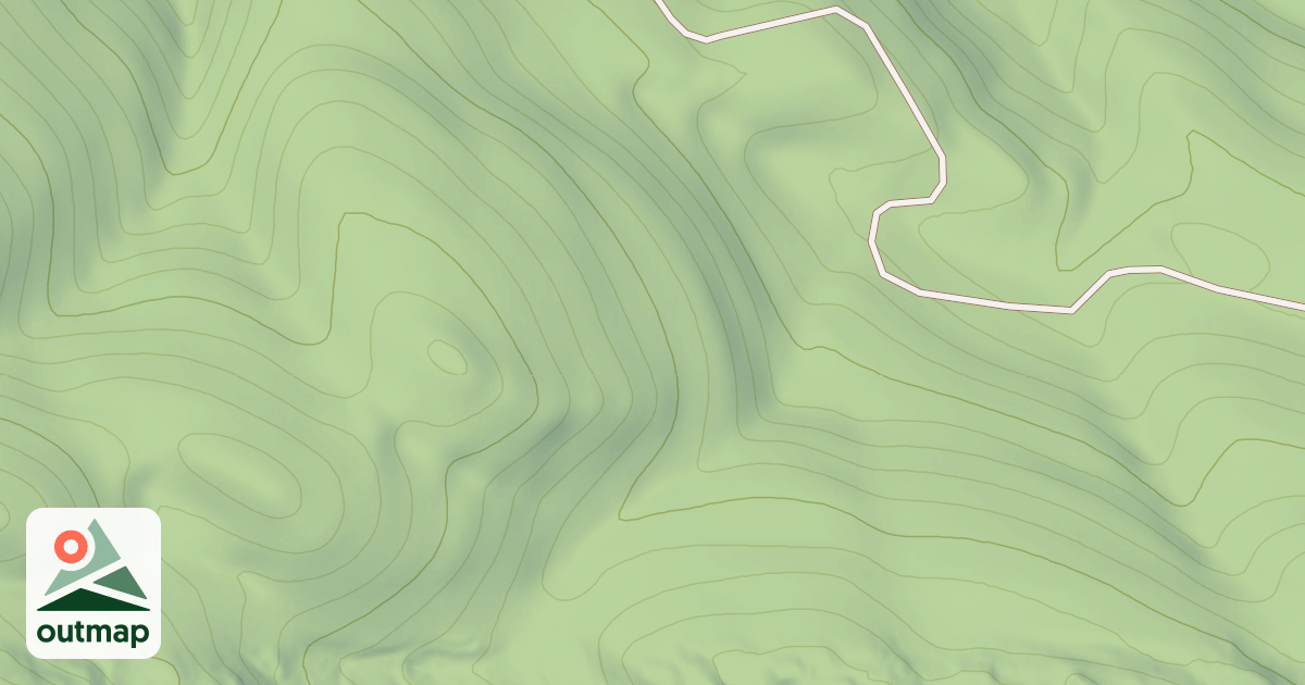Map of BLUE LAKE BENCHES