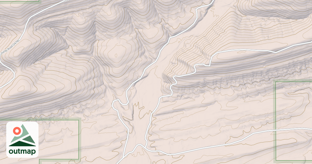 Map of COW CREEK