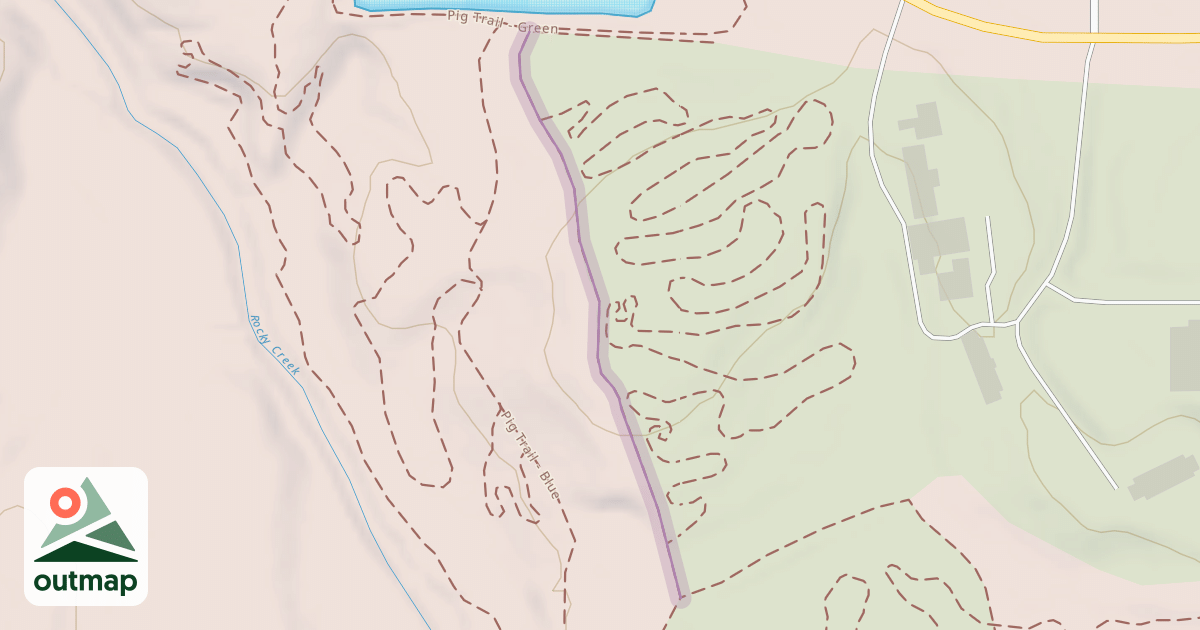 Map of Double Track - Green