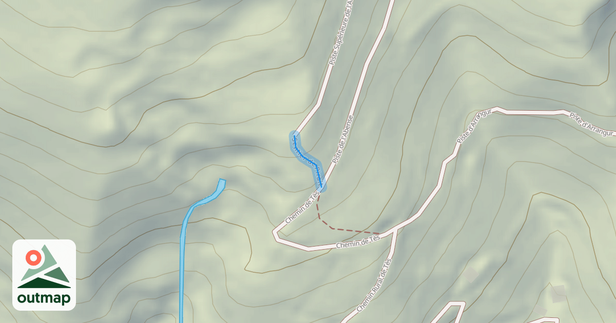 Map of Sentier de Pirait