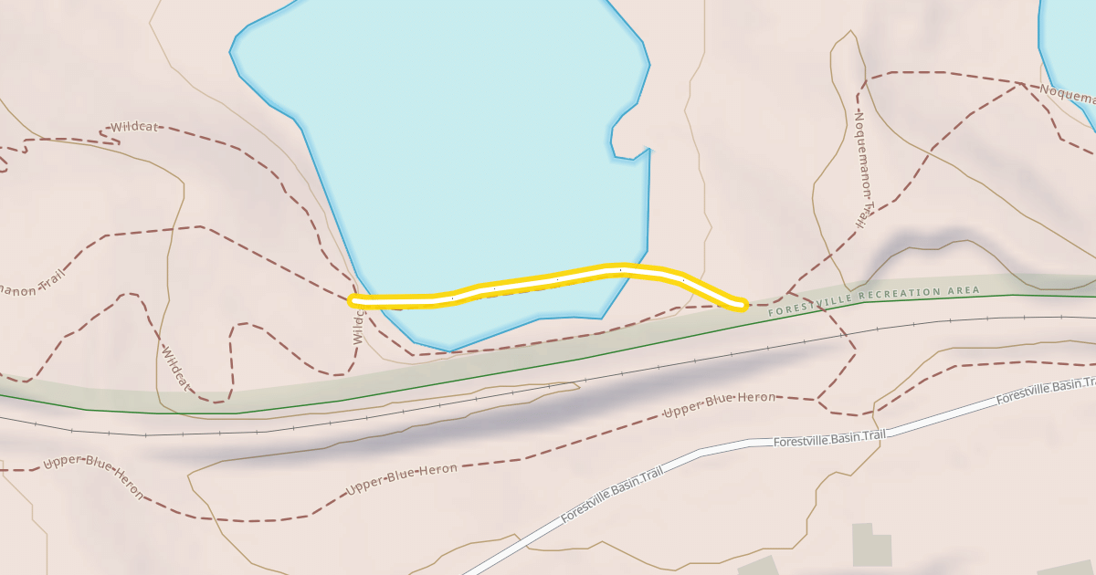 Map preview of Noquemanon Trail