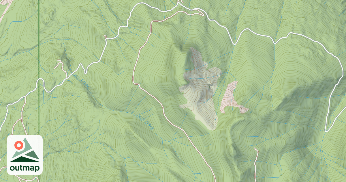 Map of ILLABOT PEAK