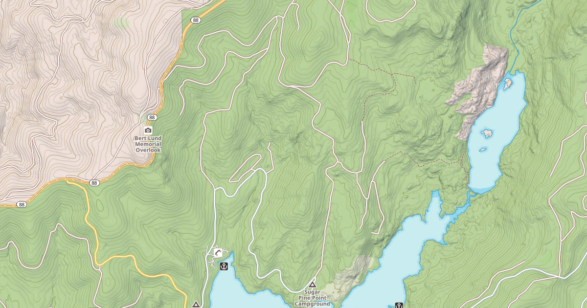 Map preview of Sugarpine Loop