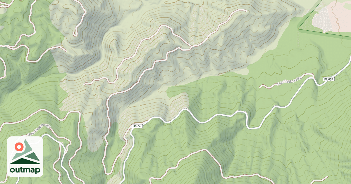 Map of SOLO CREEK D