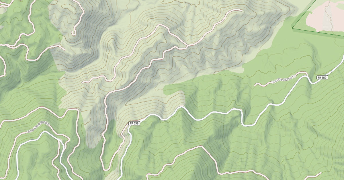 Map preview of SOLO CREEK D