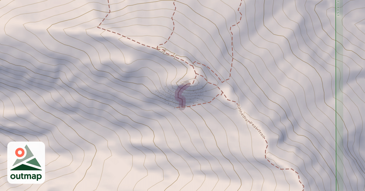 Map of South Face