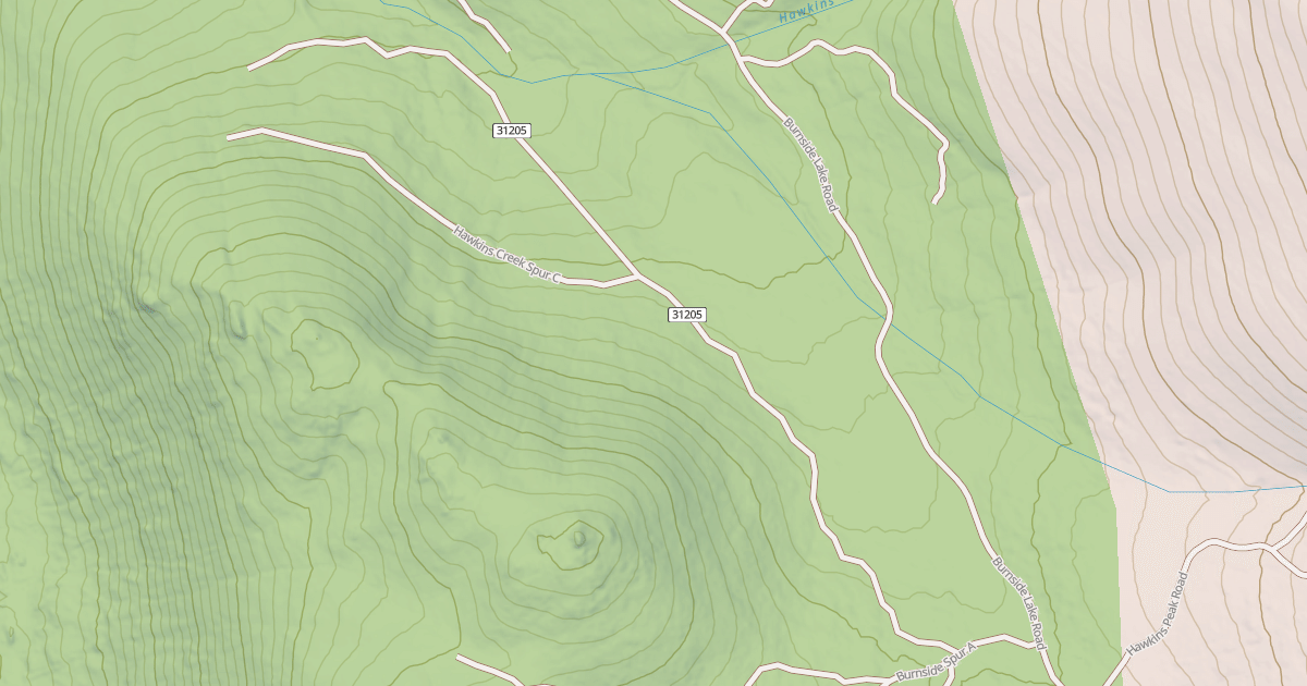 Map preview of BURNSIDE LAKE