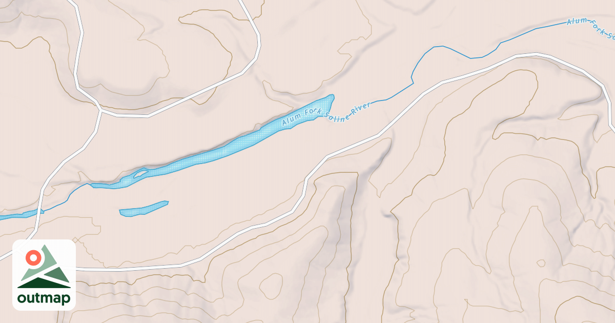 Map of EAST HORSELY BRANCH
