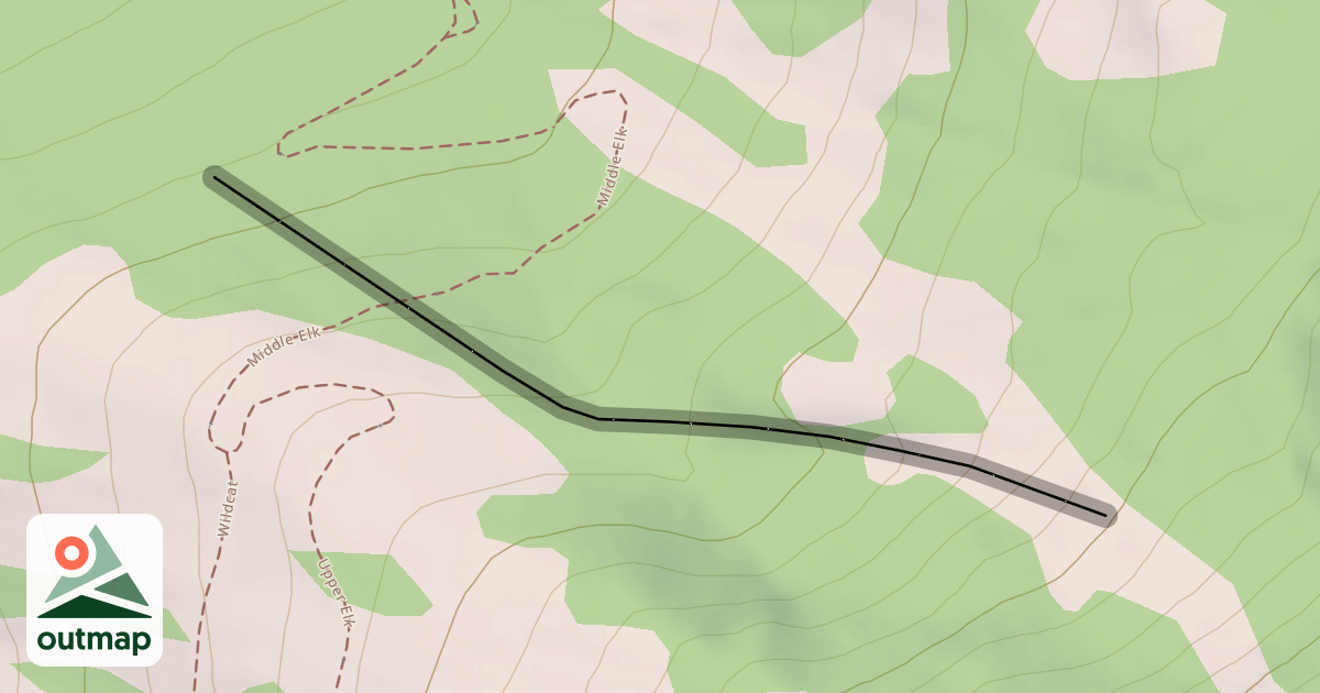 Map of Slots Gully