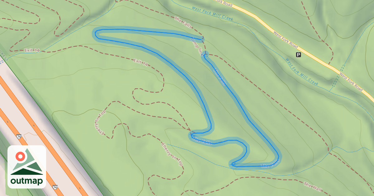 Map of The Falls