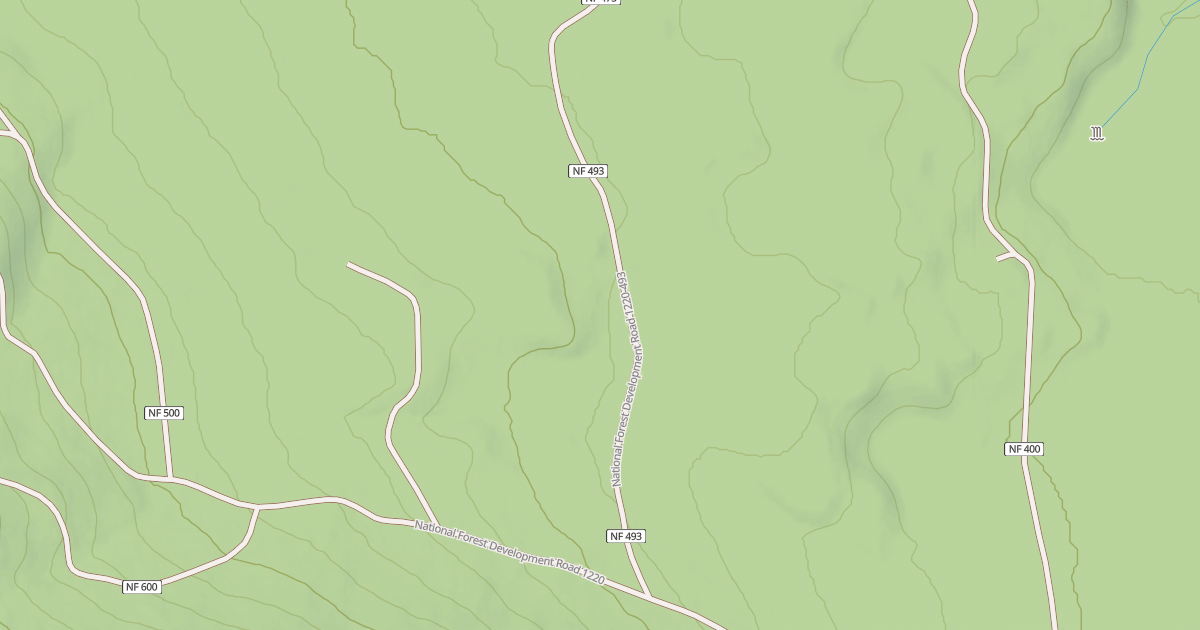 Map preview of USFS Motor Vehicle Use Map Roads {0CD6026E-B5B2-45BF-A47C-85F77F2BE625}