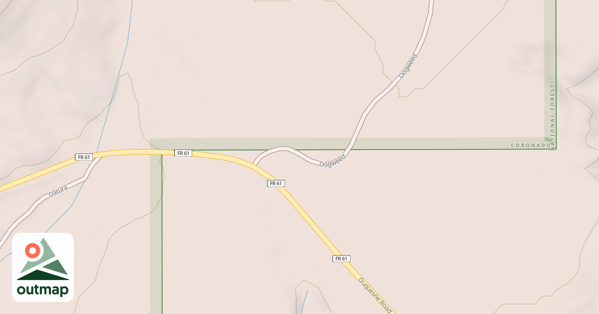 Map of DOGWEED