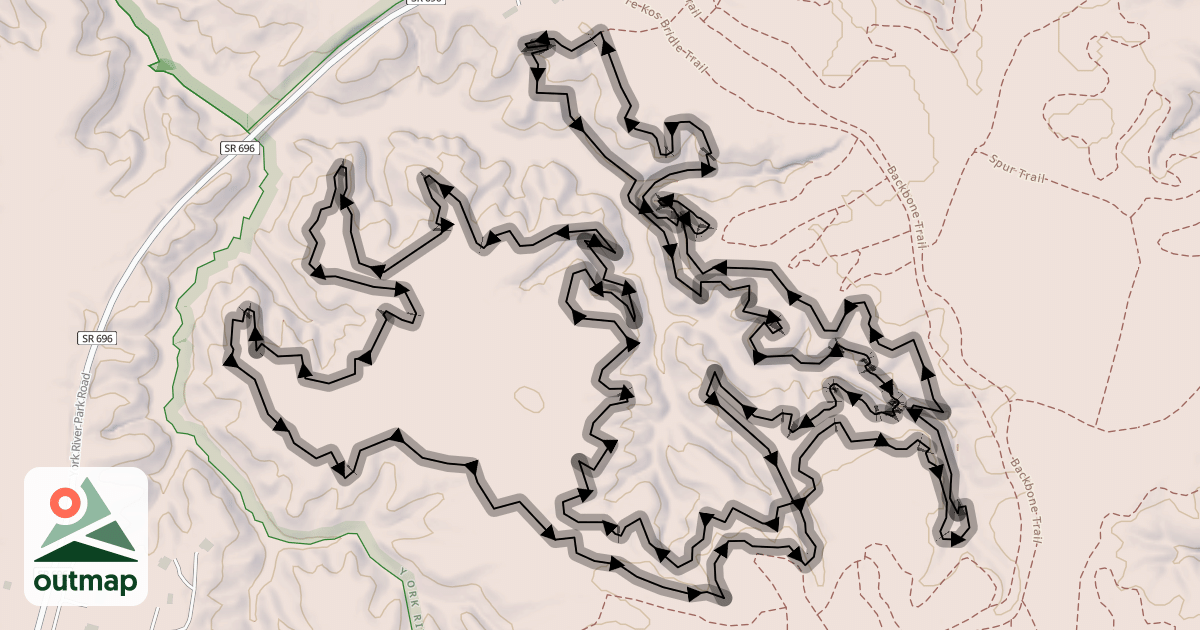 Map of Marl Ravine