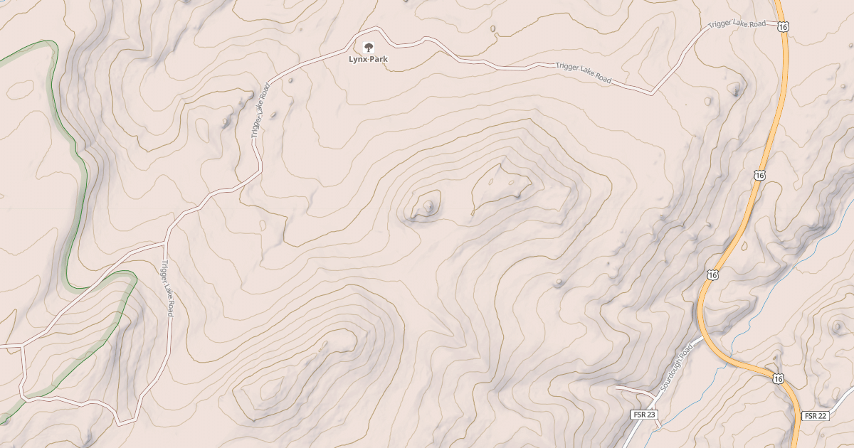Map preview of TRIGGER LAKE