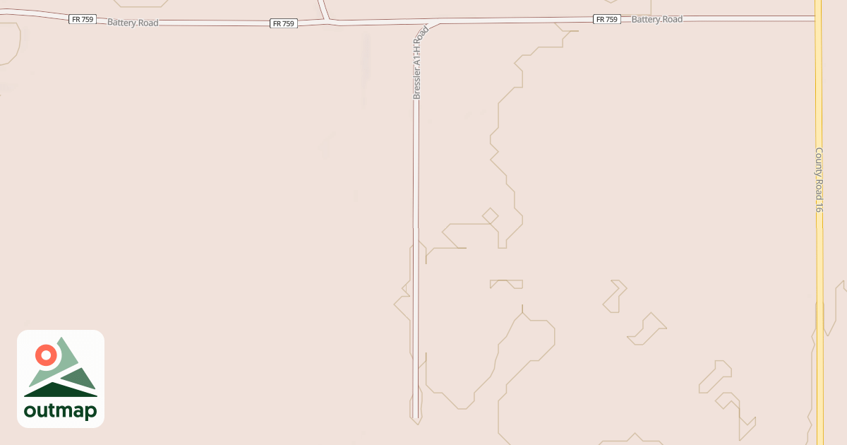 Map of BRESSLER A1-H