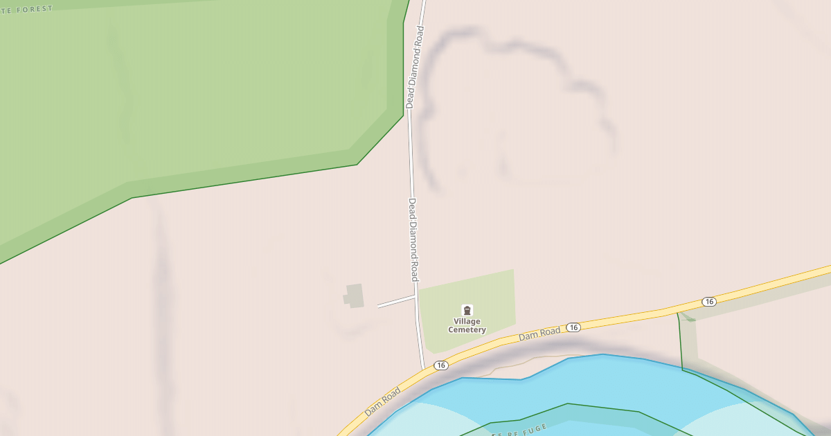 Map preview of Dead Diamond Rd