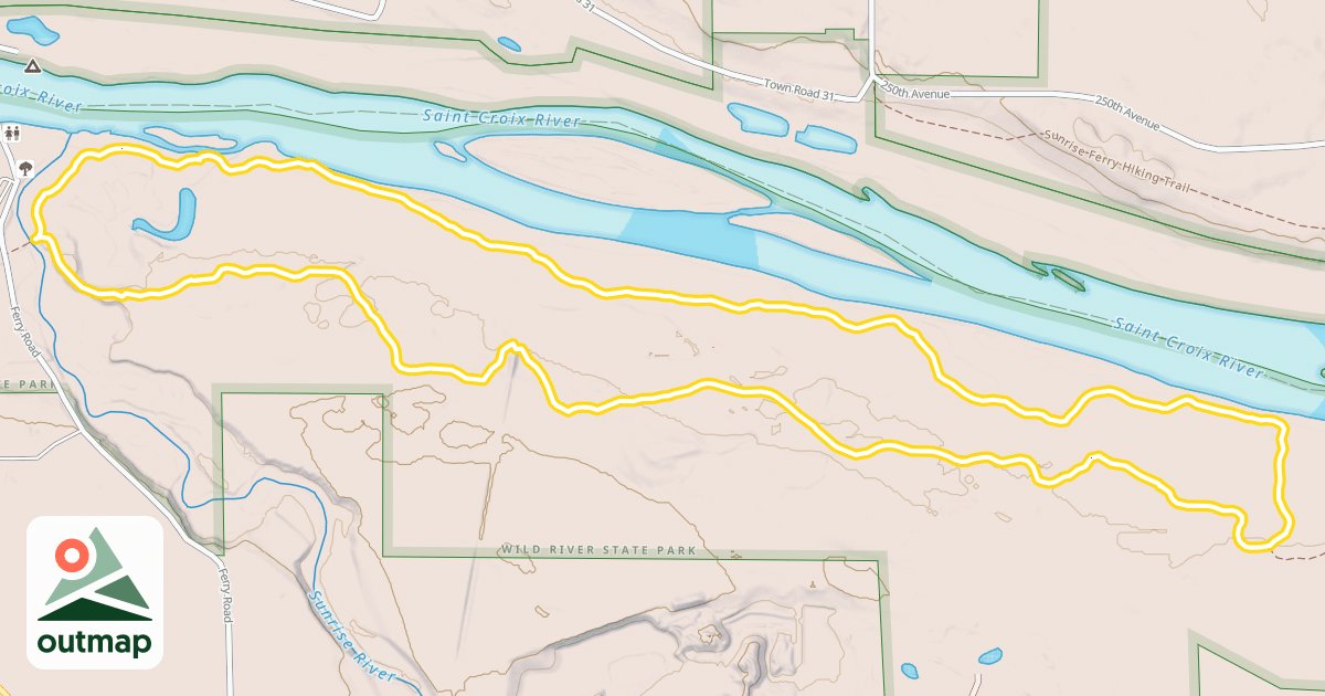 Map of Sunrise Trail