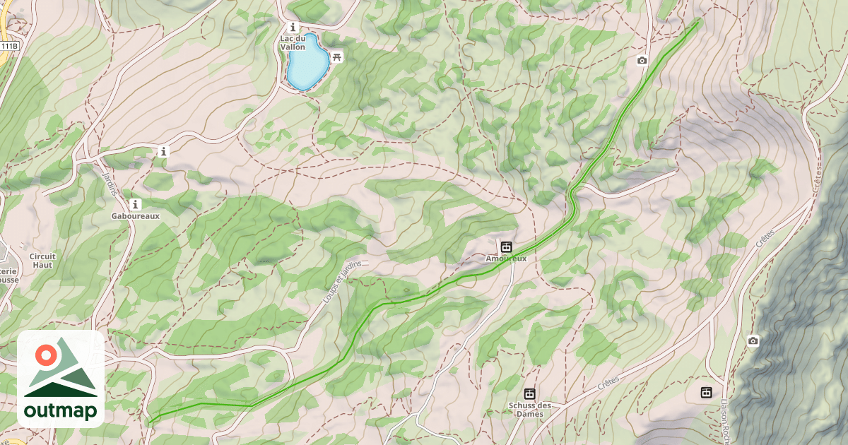Map of Liason Recoin - Roche