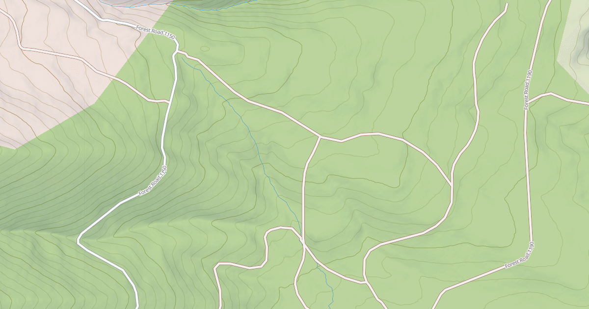 Map preview of USFS Motor Vehicle Use Map Roads {551FAC55-5788-4854-B066-A333C3F6E727}