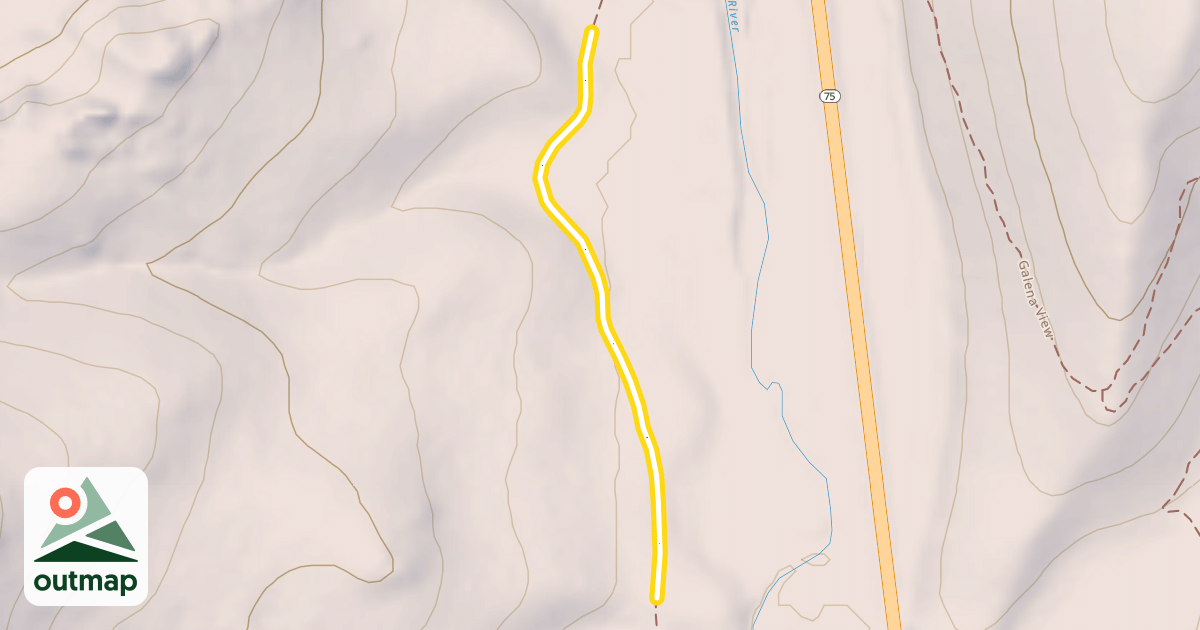 Map of Harriman Trail