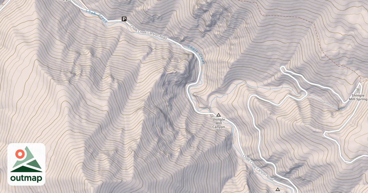 Map of CHALK CREEK