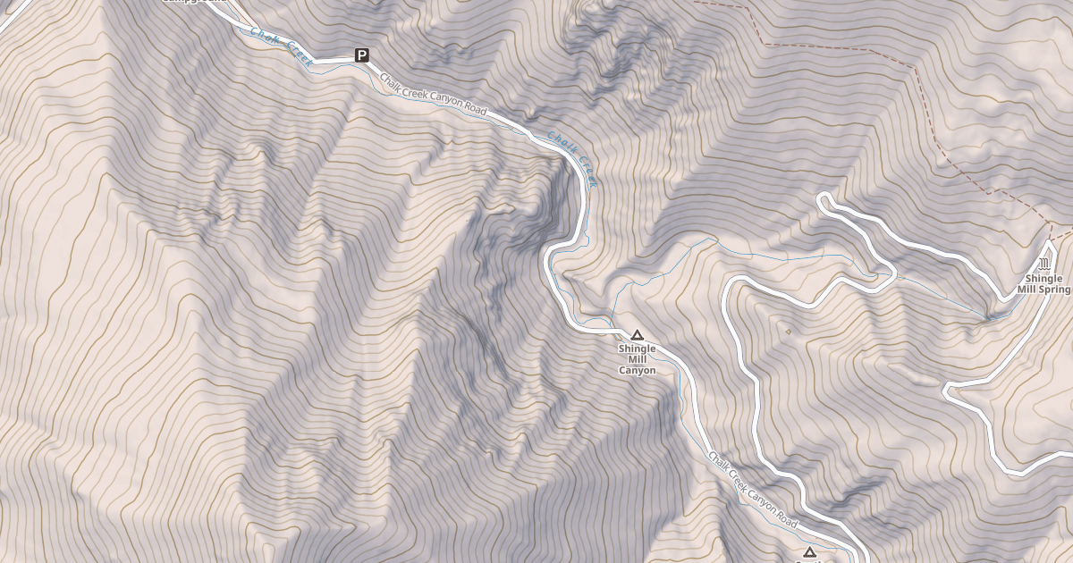 Map preview of CHALK CREEK
