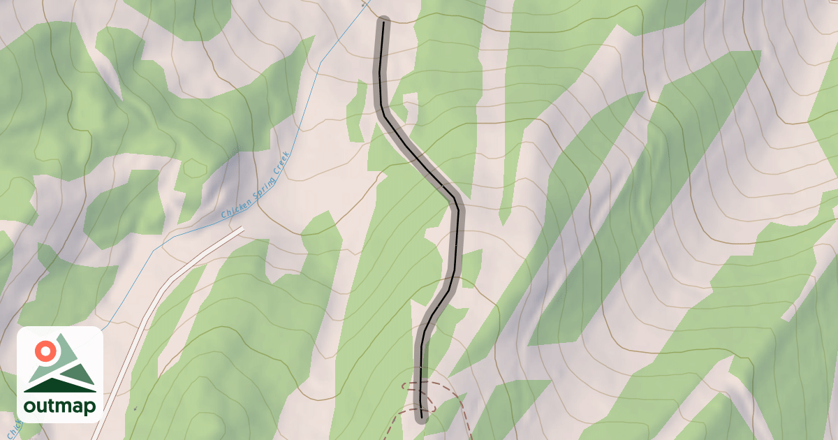 Map of 3 skis