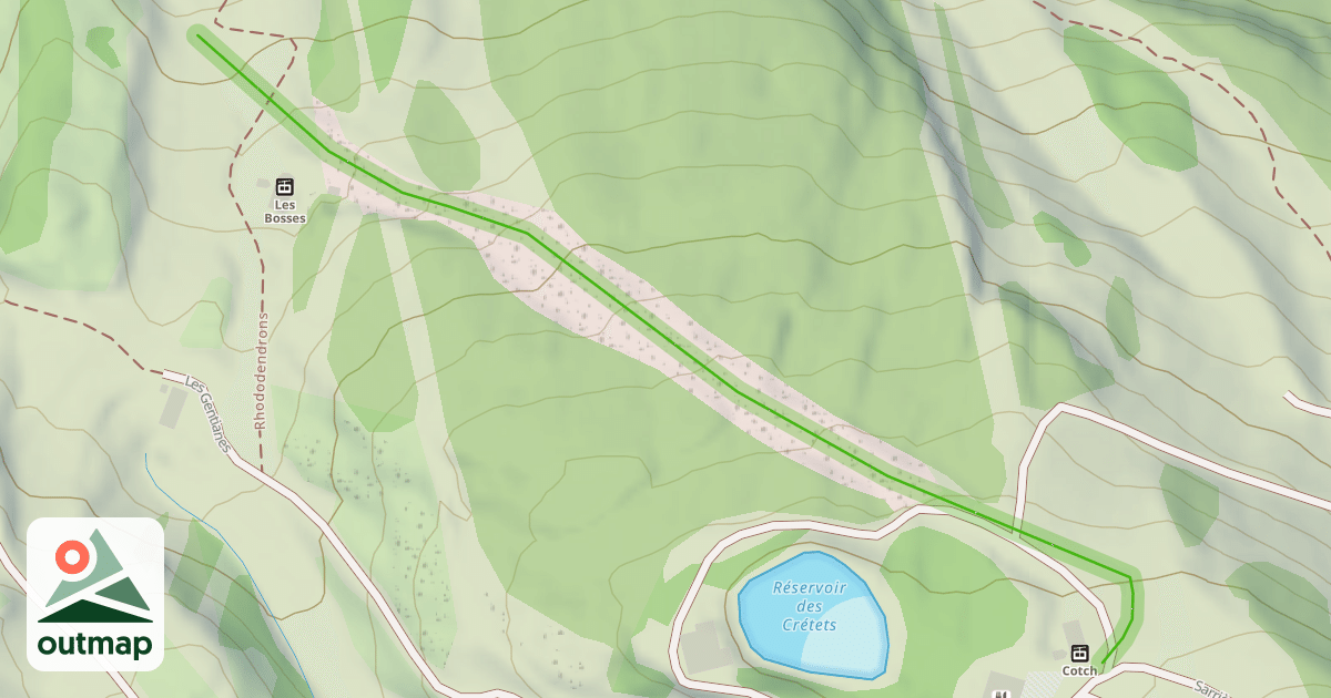 Map of La Forêt