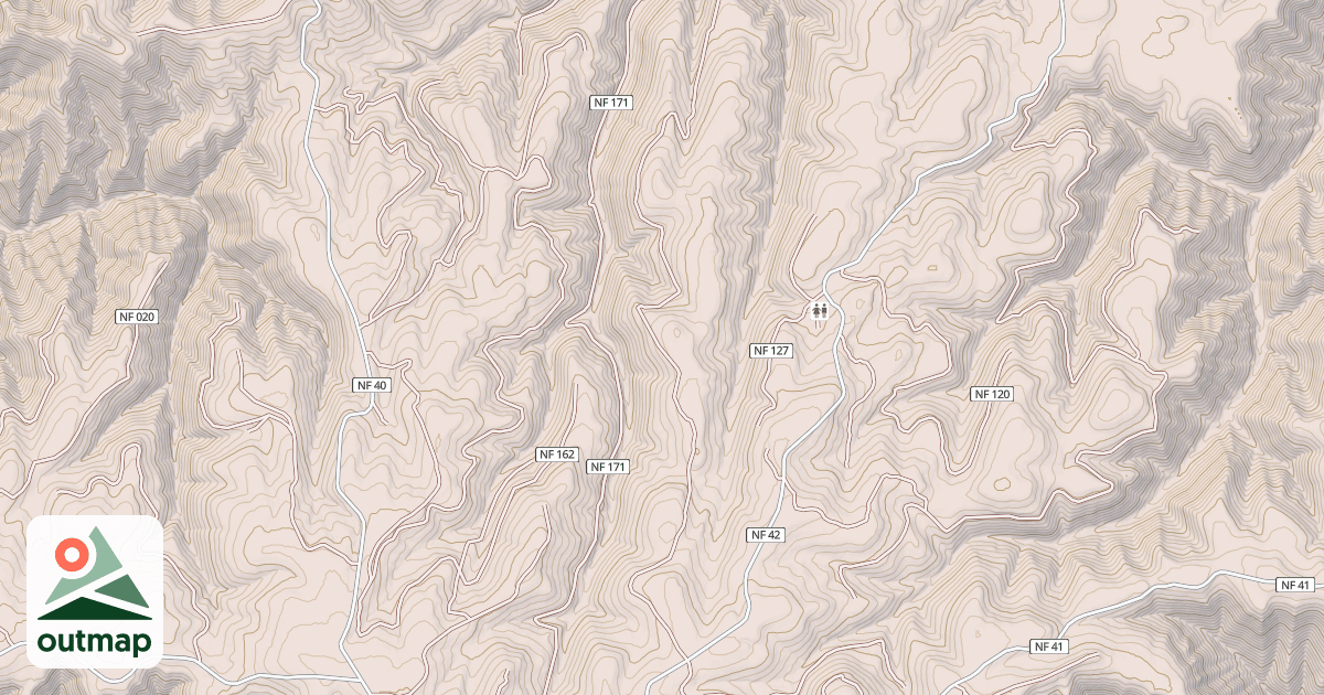 Map of BRUSH RIDGE
