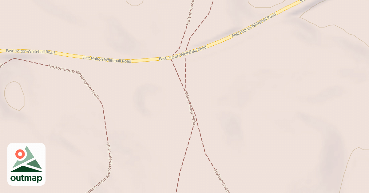 Map of Holton Motorcycle Trail