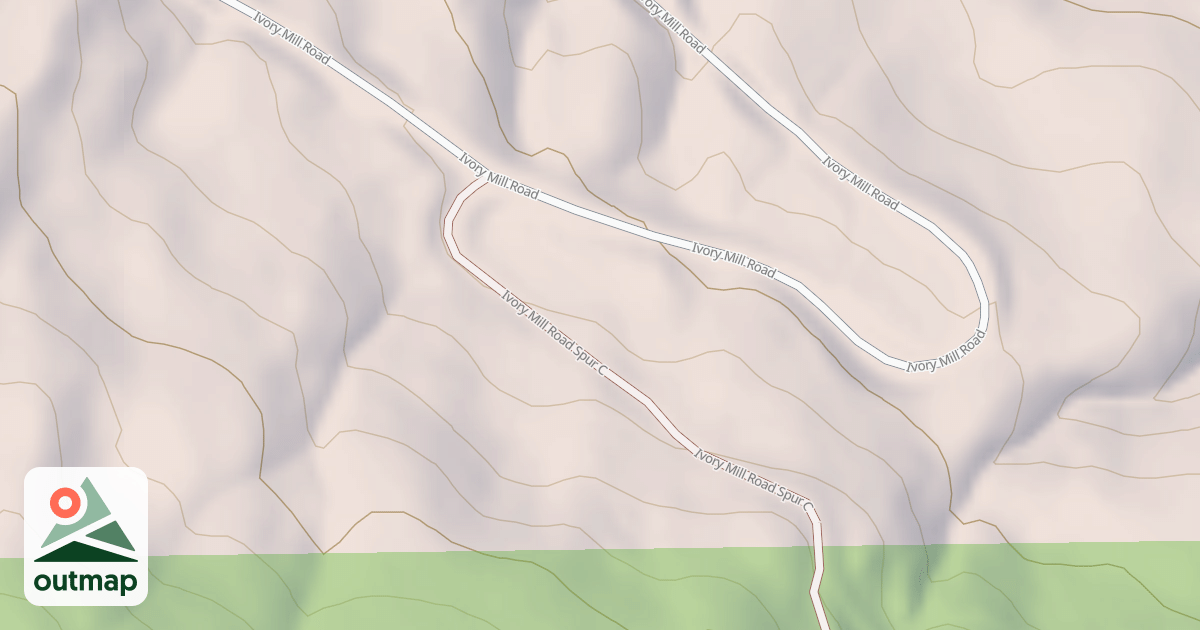 Map of IVORY MILL SPUR C