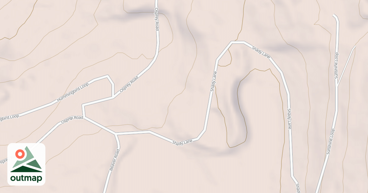 Map of 742E SHADY LANE