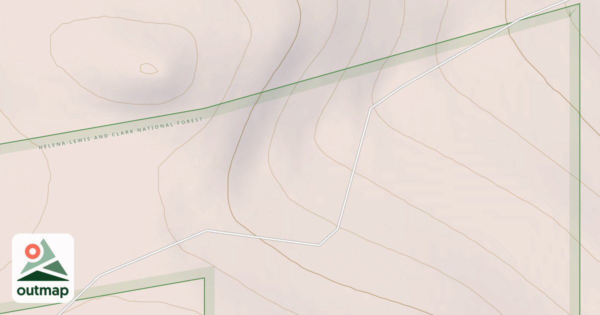 Map of BLACK BUTTE - COPPER