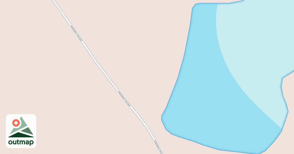 Map of MOWITZ SPUR