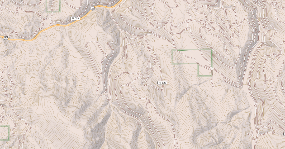 Map preview of N FORK BRIDGE CRK MAJOR L MRS