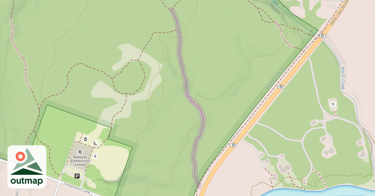 Map of Ward Creek Park