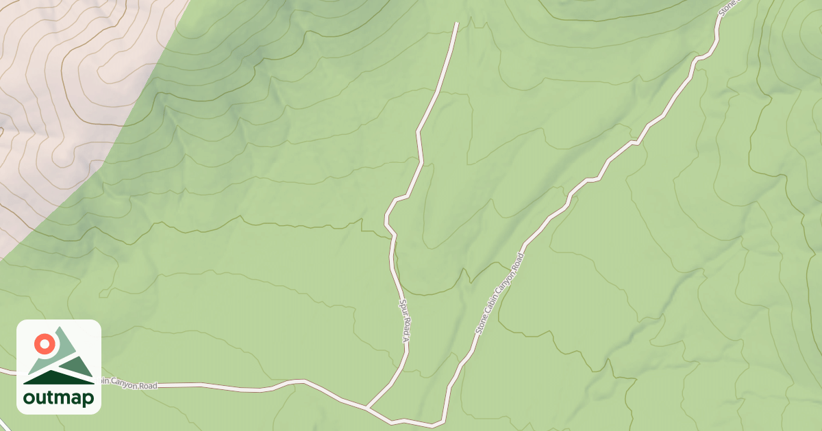 Map of SPUR ROAD A
