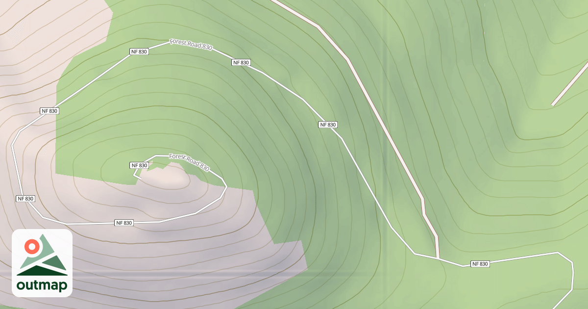Map of RUSTLER PEAK LOOKOUT