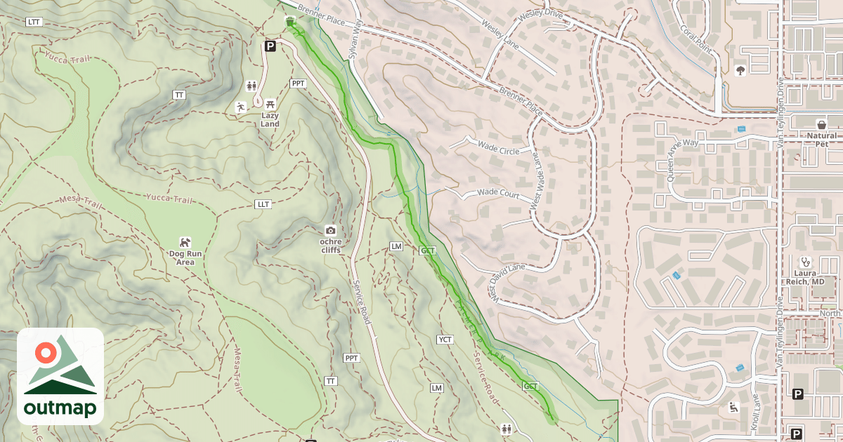 Map of Greencrest Trail