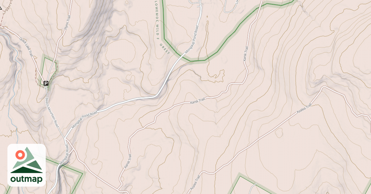 Map of Karst Trail