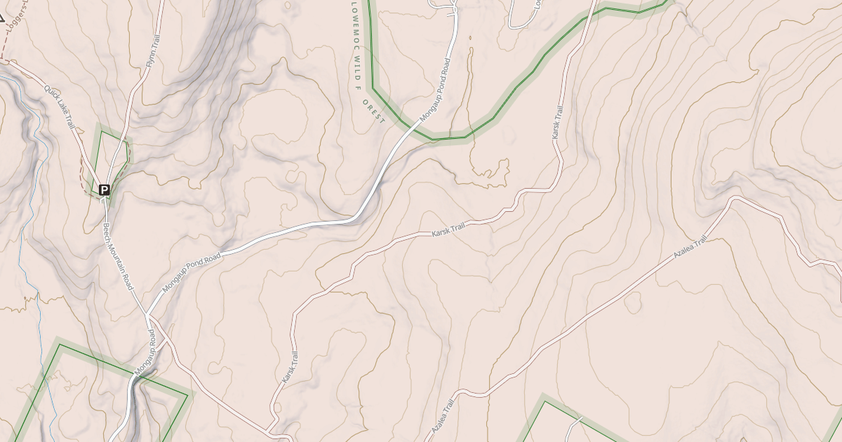 Map preview of Karst Trail