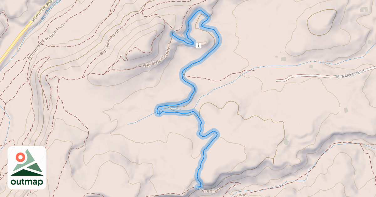Map of Time Machine Trail