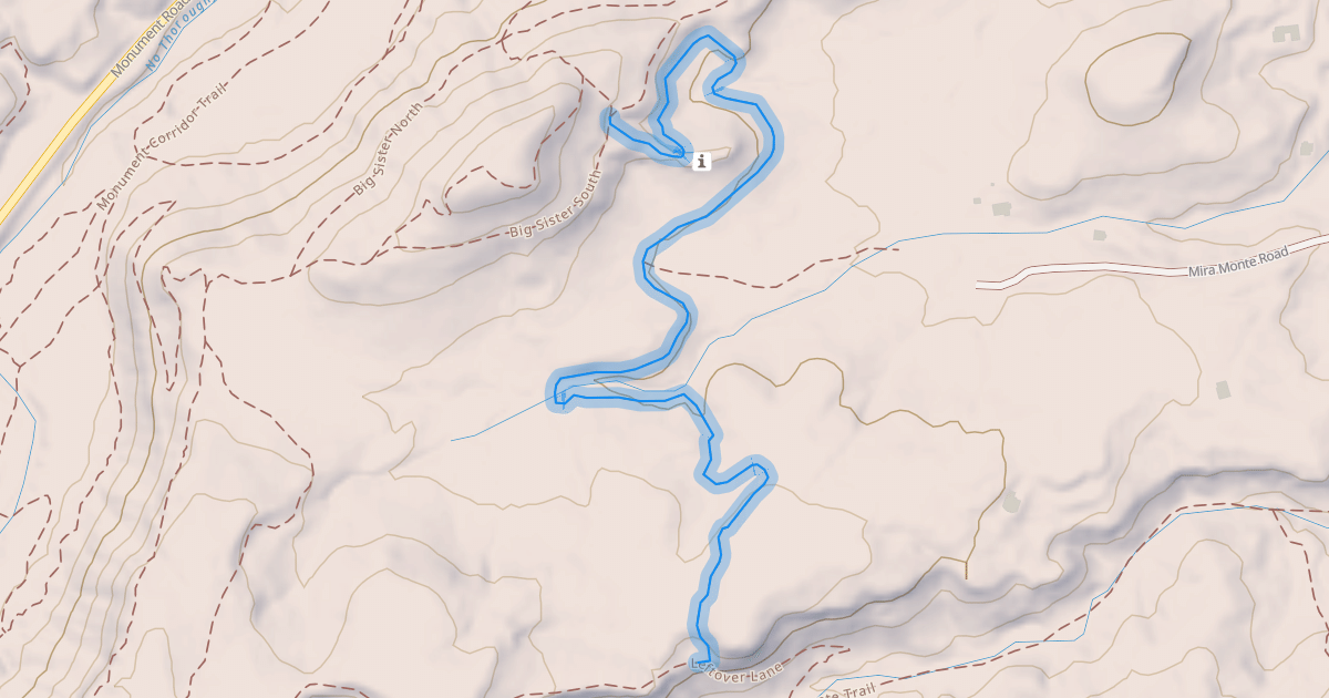 Map preview of Time Machine Trail